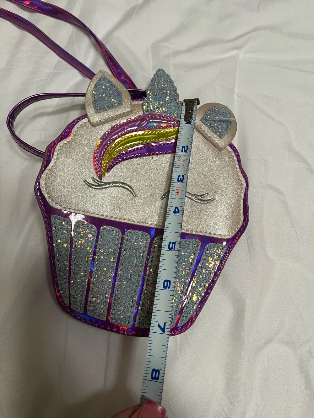 Small unicorn cupcake girls purse #4